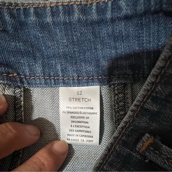 Old Navy Classic Blue Flare Boho Bootcut High Rise Women's Stretch Jeans Sz 12 - Picture 9 of 11